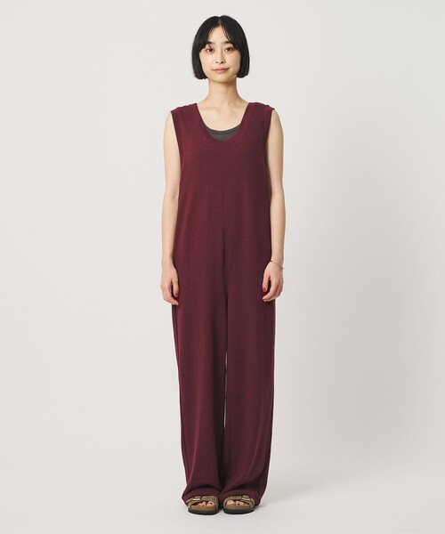 Russell Athletic（ラッセルアスレティック）の「【別注】＜RUSSELL ATHLETIC＞スウェット オールインワン（つなぎ/オールインワン・レディース・ブラック/ワイン・FREE）」の5枚目の写真