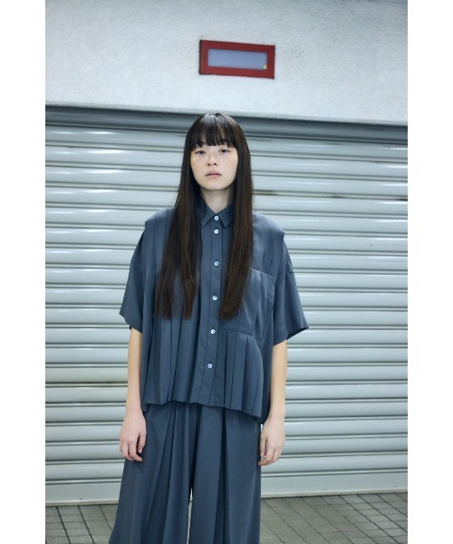 PLEATS WIDE BOX SHIRT（シャツ/ブラウス）｜ENFOLD（エンフォルド）の