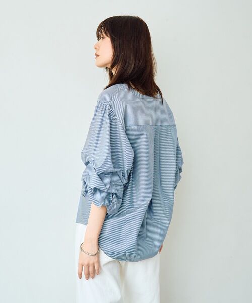 YECCA VECCA(イェッカヴェッカ)の「タックスリーブスキッパーブラウス(シャツ/ブラウス・レディース・ホワイト系その他5/オフホワイト/イエロー/ブルー系その他4・FREE)」の20枚目の写真