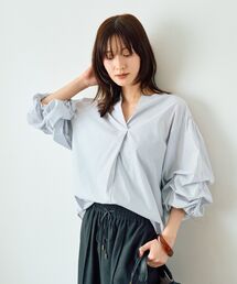 タックスリーブスキッパーブラウス