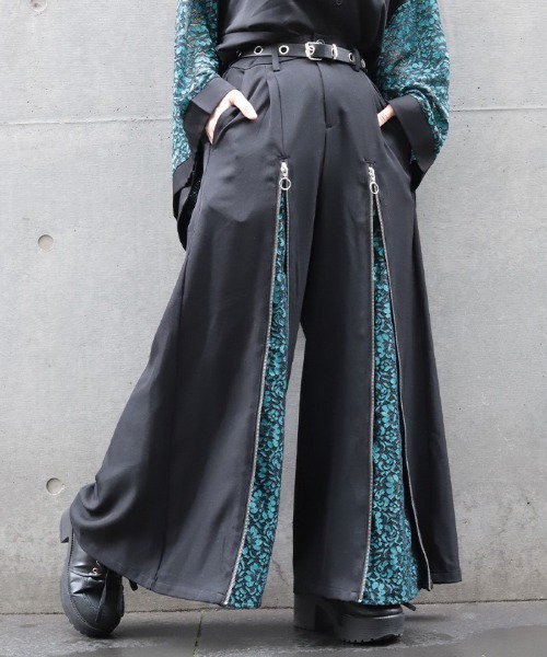 REZEN(リゼン)の「レース切替袴パンツ(その他パンツ・メンズ・ターコイズブルー/ローズ/ライトグレー・MEDIUM/LARGE/SMALL)」の14枚目の写真