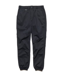 STRETCH TWILL SLIM-FIT RIBBED PANTS