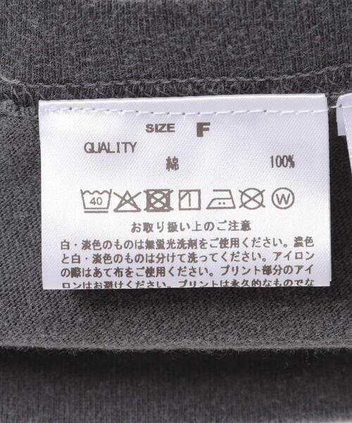 GOOD ROCK SPEED(グッドロックスピード)の「GOOD ROCK SPEED/FIGHT CLUB/T-SHIRTS(Tシャツ/カットソー・レディース・ホワイト/チャコールグレー・FREE)」の3枚目の写真