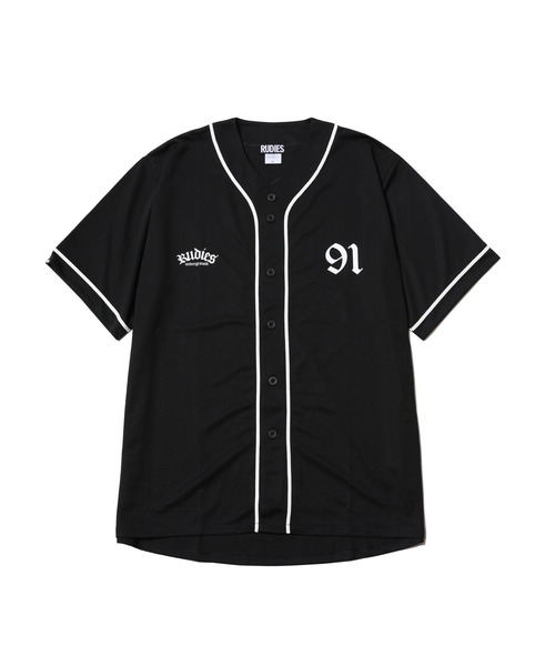 RUDIE'S（ルーディーズ）の「HOOK 91 BASEBALL SHIRTS（シャツ/ブラウス・メンズ・ブラック/ホワイト・XL/L/M/XXL）」の4枚目の写真