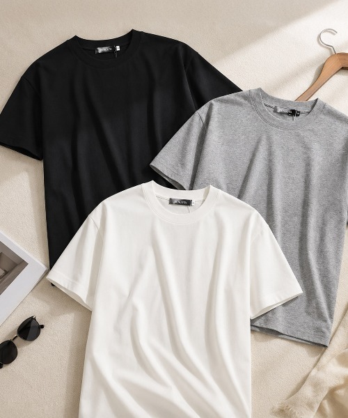 BENUSTA(ベヌスタ)の「『BENUSTA/ベヌスタ』半袖Tシャツ【GC】(Tシャツ/カットソー・メンズ・チャコール/ブラック/ホワイト・L/XL/M)」の10枚目の写真