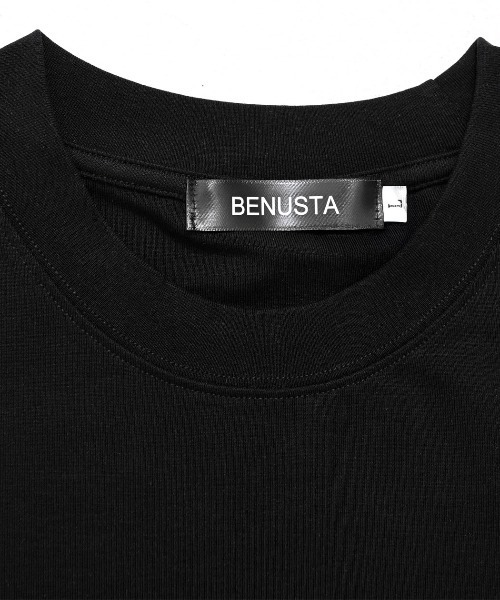 BENUSTA(ベヌスタ)の「『BENUSTA/ベヌスタ』半袖Tシャツ【GC】(Tシャツ/カットソー・メンズ・チャコール/ブラック/ホワイト・L/XL/M)」の4枚目の写真