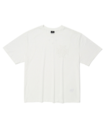 WANGGWAN（ワングァン）の「エチッドクロスウォッシングTシャツ（ホワイト）（Tシャツ/カットソー）」