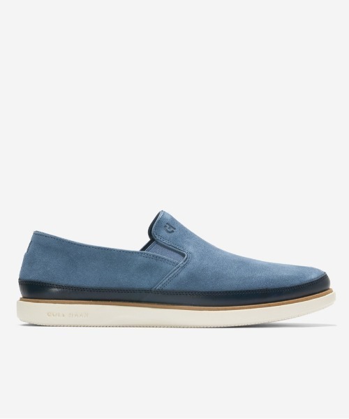 年末値下げ‼️Cole Haan モカシン 青スリッポン ブランド古着】スリッポン（スリッポン）｜COLE HAAN（コールハーン