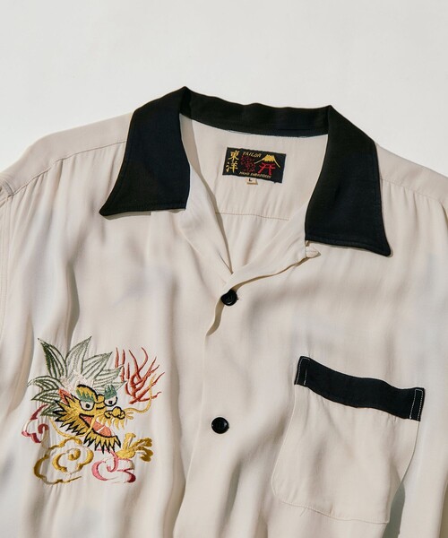 TAILOR TOYO(テーラートウヨウ)の「【TAILOR TOYO/東洋テーラー】SUKA SHIRT DRAGON(シャツ/ブラウス・メンズ・ホワイト/イエロー/ブラック・L/M)」の22枚目の写真