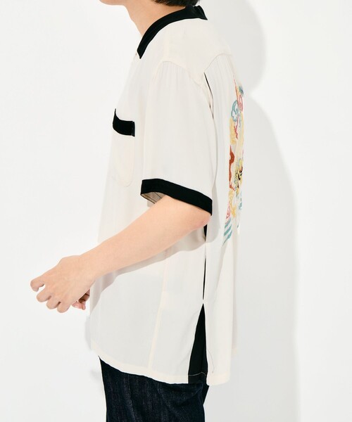 TAILOR TOYO(テーラートウヨウ)の「【TAILOR TOYO/東洋テーラー】SUKA SHIRT DRAGON(シャツ/ブラウス・メンズ・ホワイト/イエロー/ブラック・L/M)」の19枚目の写真