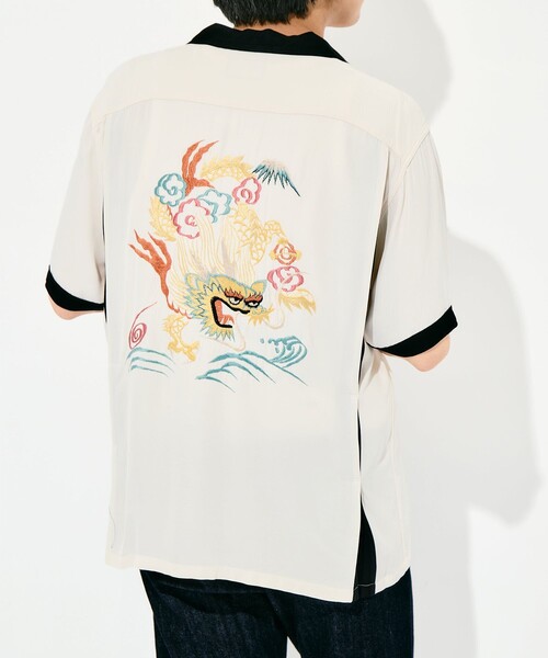 TAILOR TOYO(テーラートウヨウ)の「【TAILOR TOYO/東洋テーラー】SUKA SHIRT DRAGON(シャツ/ブラウス・メンズ・ホワイト/イエロー/ブラック・L/M)」の20枚目の写真