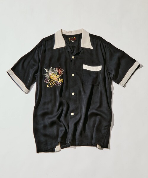 TAILOR TOYO(テーラートウヨウ)の「【TAILOR TOYO/東洋テーラー】SUKA SHIRT DRAGON(シャツ/ブラウス・メンズ・ホワイト/イエロー/ブラック・L/M)」の21枚目の写真