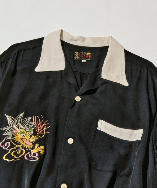 TAILOR TOYO(テーラートウヨウ)の「【TAILOR TOYO/東洋テーラー】SUKA SHIRT DRAGON(シャツ/ブラウス・メンズ・ホワイト/イエロー/ブラック・L/M)」の10枚目の写真