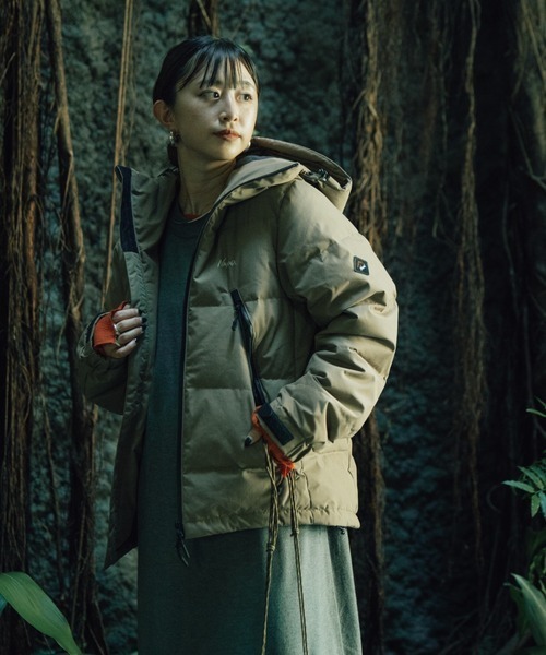 NANGA（ナンガ）の「[NANGA/ナンガ] 別注 HINOC 難燃タフタダウンジャケット（ダウンジャケット/コート・レディース・ブラック/ベージュ/ブラウン・L/M/S/XL）」の14枚目の写真