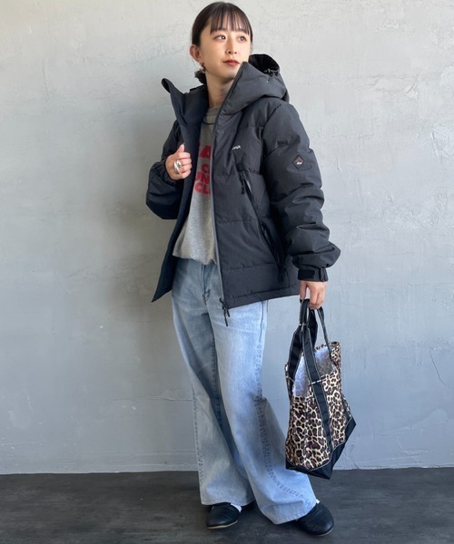 NANGA（ナンガ）の「[NANGA/ナンガ] 別注 HINOC 難燃タフタダウンジャケット（ダウンジャケット/コート・レディース・ブラック/ベージュ/ブラウン・L/M/S/XL）」の18枚目の写真