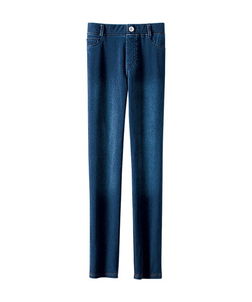 BELLUNA PLUS(ベルーナ)の「美ストレッチ素材レギンスパンツ68丈(その他パンツ・レディース・インディゴブルー/アイボリー系/イエロー/ブラック/ケミカルウォッシュ/オリーブ/モスグリーン・SMALL/LARGE/MEDIUM/X-LARGE)」の17枚目の写真