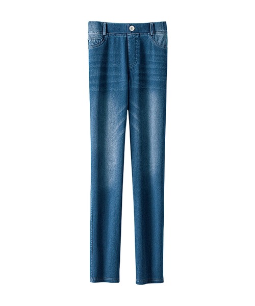 BELLUNA PLUS(ベルーナ)の「美ストレッチ素材レギンスパンツ68丈(その他パンツ・レディース・インディゴブルー/アイボリー系/イエロー/ブラック/ケミカルウォッシュ/オリーブ/モスグリーン・SMALL/LARGE/MEDIUM/X-LARGE)」の18枚目の写真
