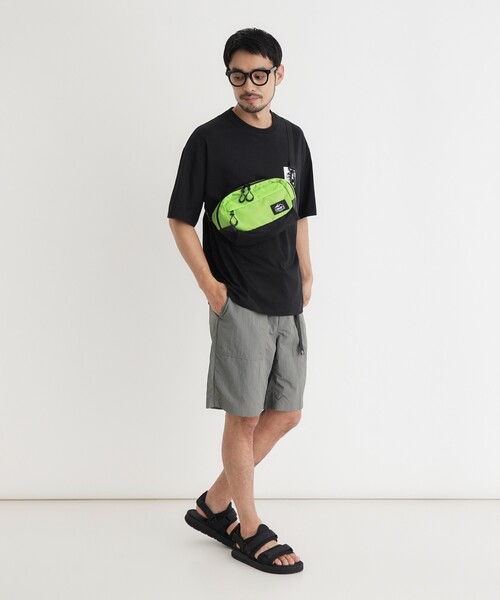 CAMP7(キャンプセブン)の「ボトルショルダーバッグ(ショルダーバッグ・メンズ・グリーン系/チャコールグレー/ブラック/グレー・99)」の8枚目の写真