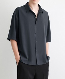 ONEP STAR（ワンピスター）の「シンプル半袖レギュラーカラーシャツ（シャツ/ブラウス）」