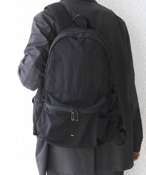Filer(フィレール)の「Filer:〈撥水加工/軽量〉SIWA バックパック TS-002◇(バックパック/リュック・メンズ・ブラック/グレー・ONE SIZE)」の7枚目の写真