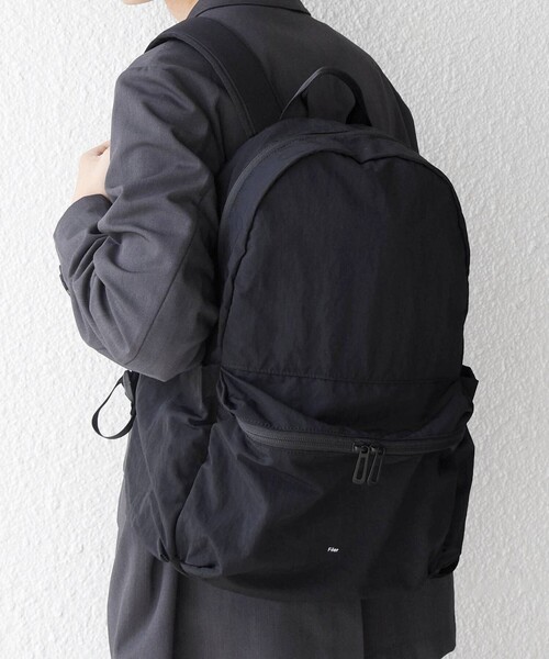 Filer(フィレール)の「Filer:〈撥水加工/軽量〉SIWA バックパック TS-002◇(バックパック/リュック・メンズ・ブラック/グレー・ONE SIZE)」の8枚目の写真