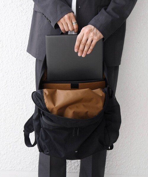 Filer(フィレール)の「Filer:〈撥水加工/軽量〉SIWA バックパック TS-002◇(バックパック/リュック・メンズ・ブラック/グレー・ONE SIZE)」の10枚目の写真