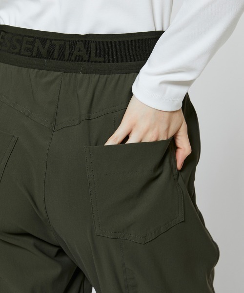 ESSENTIAL(エッセンシャル)の「メリルハイテンション ジョガーパンツ(その他パンツ・レディース・ベージュ/ブラック/カーキ・38/36/34)」の5枚目の写真