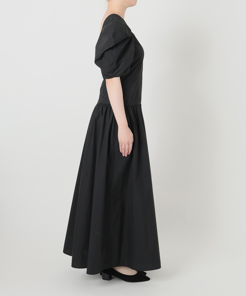 La TOTALITE(ラトータリテ)の「【SAORI TANABE × La Totalite】Robe de Soiree(ワンピース・レディース・ボルドー/ブラック・36/38)」の12枚目の写真