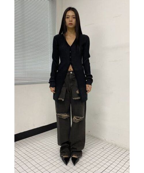 MILLO WOMEN（ミロウーマン）の「レイヤード・デストロイド・ジン [ヴィンテージブラウン]（デニムパンツ・レディース・その他・SMALL/MEDIUM）」の15枚目の写真