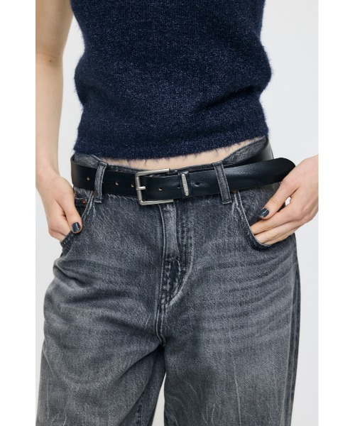 MOUSSY(マウジー)の「【26年AW新作】BASIC RING BUCKLE ベルト(ベルト・レディース・ブラウン/ブラック・FREE)」の3枚目の写真