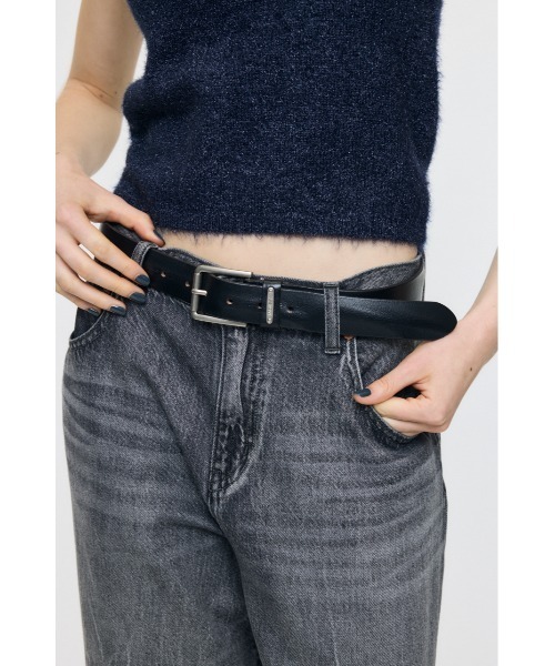 MOUSSY(マウジー)の「【26年AW新作】BASIC RING BUCKLE ベルト(ベルト・レディース・ブラウン/ブラック・FREE)」の9枚目の写真