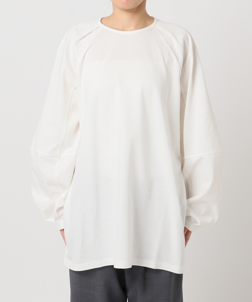 CITYSHOP（シティーショップ）の「[THE MOOD] パフスリーブ ロンTEE：カットソー（Tシャツ/カットソー・レディース・ホワイト/ブラック/イエロー・FREE）」の8枚目の写真
