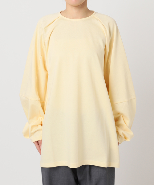 CITYSHOP（シティーショップ）の「[THE MOOD] パフスリーブ ロンTEE：カットソー（Tシャツ/カットソー・レディース・ホワイト/ブラック/イエロー・FREE）」の10枚目の写真