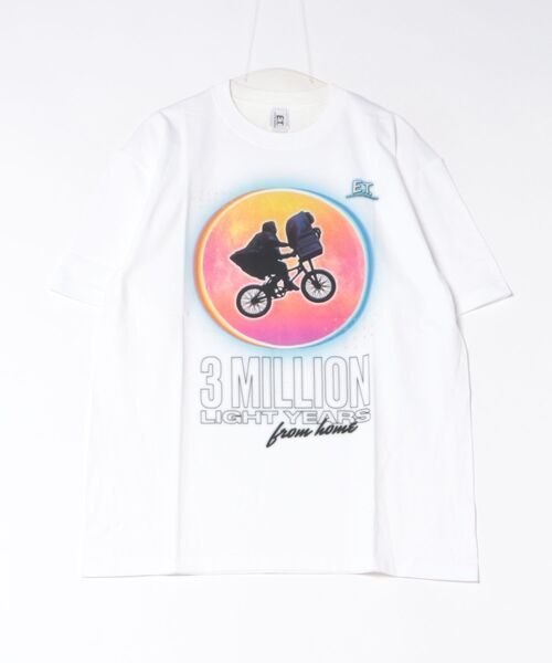 minius(ミニウス)の「【E.T.】Ride into the light 映画 ライセンス Tシャツ ヴィンテージ風 シルエットアートデザインメンズ レディース(Tシャツ/カットソー・メンズ・ブラック/ホワイト・SMALL/LARGE/X-LARGE/MEDIUM)」の9枚目の写真