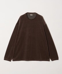 <Steven Alan> ベロア ボーダー クルーネック Tシャツ