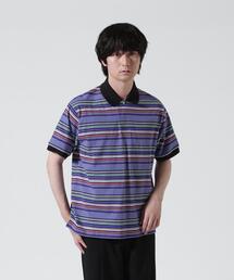 The Make Happy Studio（ザメイクハッピーストゥディオ）の「The Make Happy Studio/ザメイクハッピーストゥディオ/BODER POLO SHIRTS（ポロシャツ）」