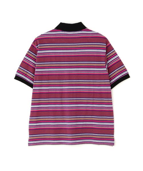 The Make Happy Studio(ザメイクハッピーストゥディオ)の「The Make Happy Studio/ザメイクハッピーストゥディオ/BODER POLO SHIRTS(ポロシャツ・メンズ・ネイビー/パープル・L/XL/M)」の12枚目の写真