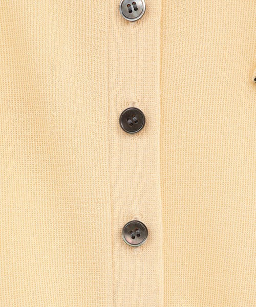 CLANE(クラネ)の「【CLANE/クラネ】FLOWER MOTIF KNIT CARDIGAN/フラワーモチーフニットカーディガン(カーディガン/ボレロ・レディース・ブラック/ブラウン/イエロー・1/2)」の19枚目の写真