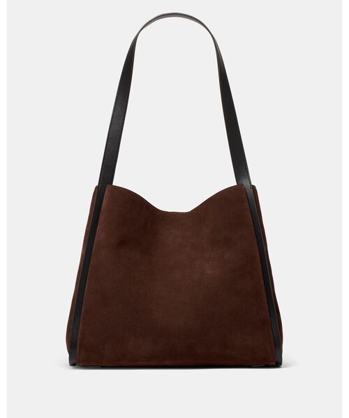 kate spade new york（ケイトスペード ニューヨーク）の「ノット スエード ラージ キャリーオール（ショルダーバッグ・レディース・ブラウン・ONESIZE）」の3枚目の写真