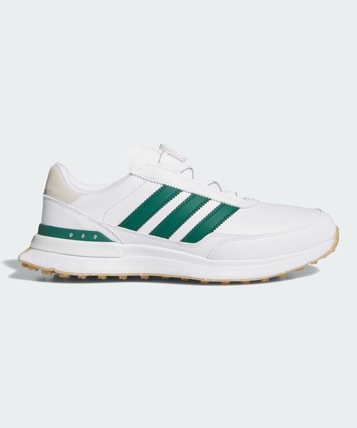adidas(アディダス)の「S2G 26 ボア スパイクレス ゴルフ / S2G 26 BOA SPIKELESS GOLF【adidas Golf/アディダスゴルフ】(スニーカー・メンズ・ホワイト×グリーン・29.0cm/28.0cm/28.5cm/26.0cm/26.5cm/27.0cm/27.5cm/24.5cm/25.0cm/25.5cm)」の4枚目の写真