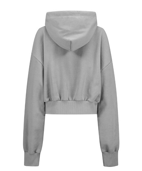 as you are(アズユーアー)の「◇ASYOUARE◇ブランド直輸入正規品/HIDE クロップド ジップアップ フーディー HIDE CROP HOOD ZIP-UP(パーカー・レディース・チャコール/グレー・FREE)」の10枚目の写真