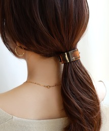 Cream dot.（クリームドット）の「デイリーに活躍、シックカラーのアーチ型バナナクリップ（バレッタ/ヘアクリップ）」