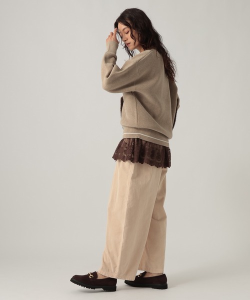 Elura(エルーラ)の「モールロゴニット/1085551(Tシャツ/カットソー・レディース・ネイビー/オフホワイト/グレイッシュベージュ・FREE)」の8枚目の写真