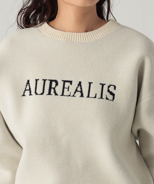 Elura(エルーラ)の「モールロゴニット/1085551(Tシャツ/カットソー・レディース・ネイビー/オフホワイト/グレイッシュベージュ・FREE)」の16枚目の写真