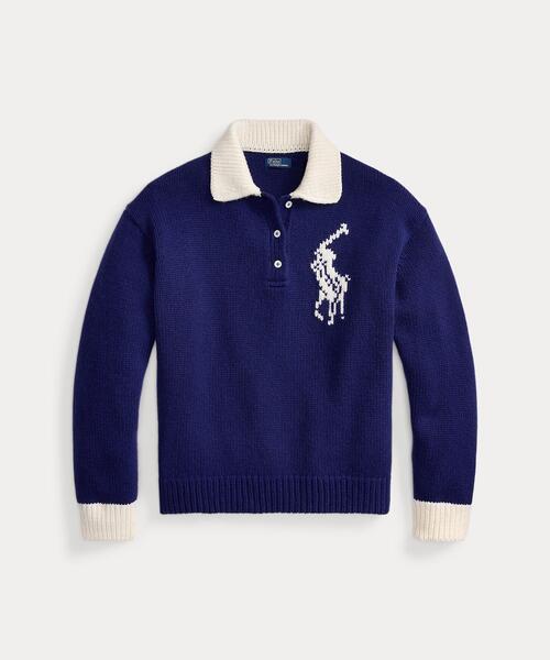 Big Pony ウール ラグビー セーター（ニット/セーター）｜POLO RALPH