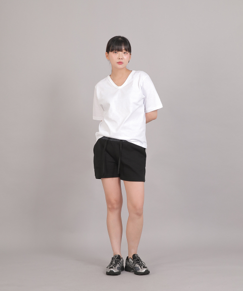 SAINTCREW(セントクルー)の「ミニマルコアポイントバンドショートパンツ CBW-386 ライトインディゴブラック(その他パンツ・レディース・その他・フリー)」の3枚目の写真