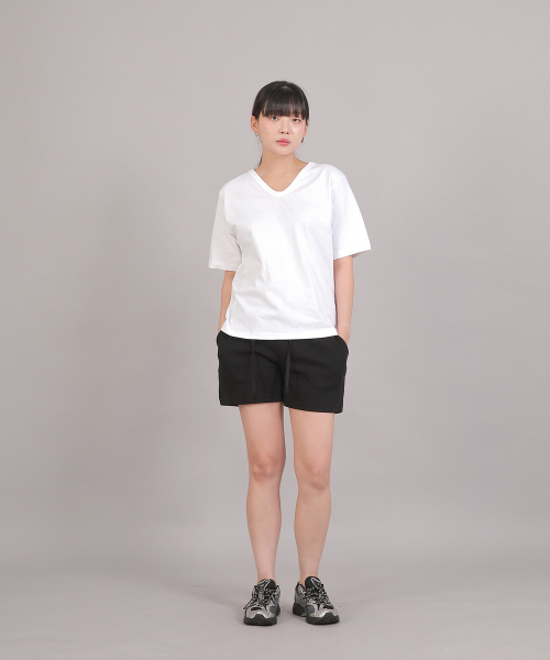 SAINTCREW(セントクルー)の「ミニマルコアポイントバンドショートパンツ CBW-386 ライトインディゴブラック(その他パンツ・レディース・その他・フリー)」の6枚目の写真