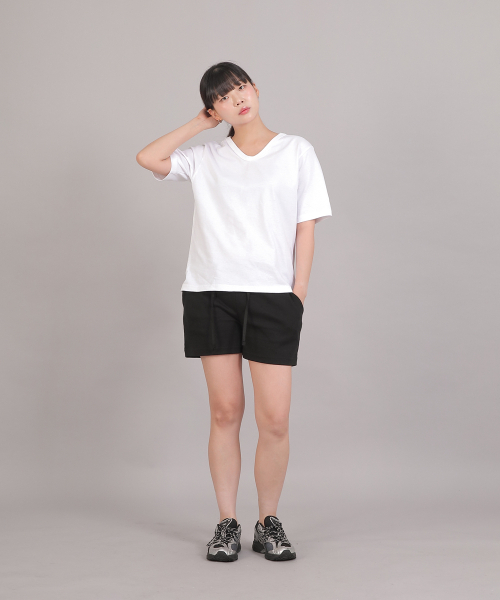 SAINTCREW(セントクルー)の「ミニマルコアポイントバンドショートパンツ CBW-386 ライトインディゴブラック(その他パンツ・レディース・その他・フリー)」の7枚目の写真