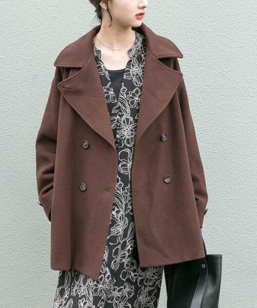 尾州ウールミドルジャケット（ピーコート）｜ITEMS URBANRESEARCH