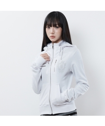 RL CROWN HOOD ZIP UP(WHITE)